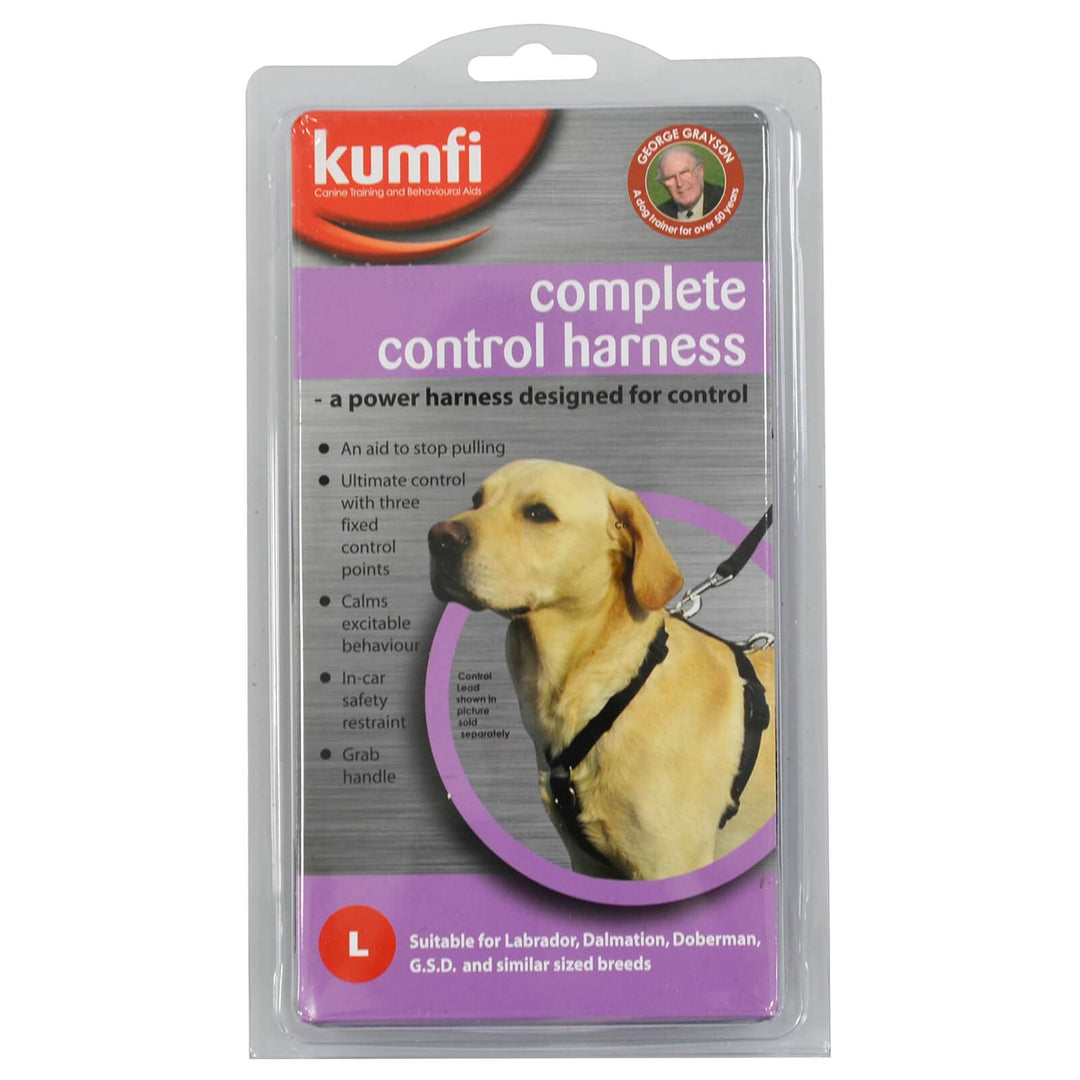 Kumfi Complete Control Harness For Dogs Safety Restraint L