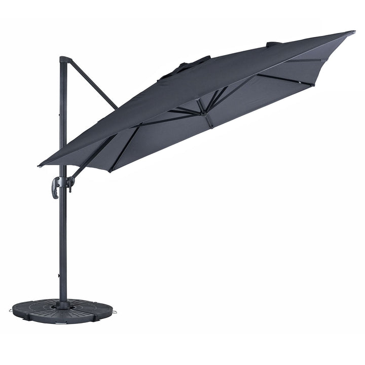 3 x 4m Roma Rectangle Parasol Large Cantilever Garden Shade