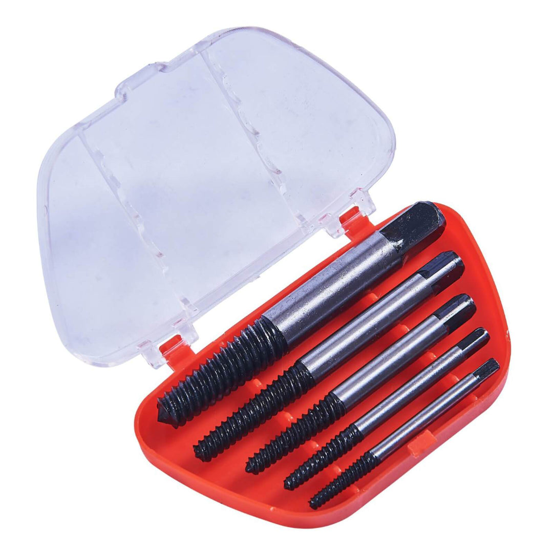 Amtech 5 Piece Screw Extractor Set With Storage Case