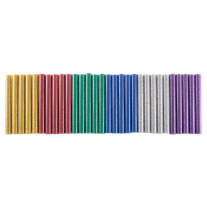 Amtech 30 Piece Glitter Glue Stick Set 11mmx100mm