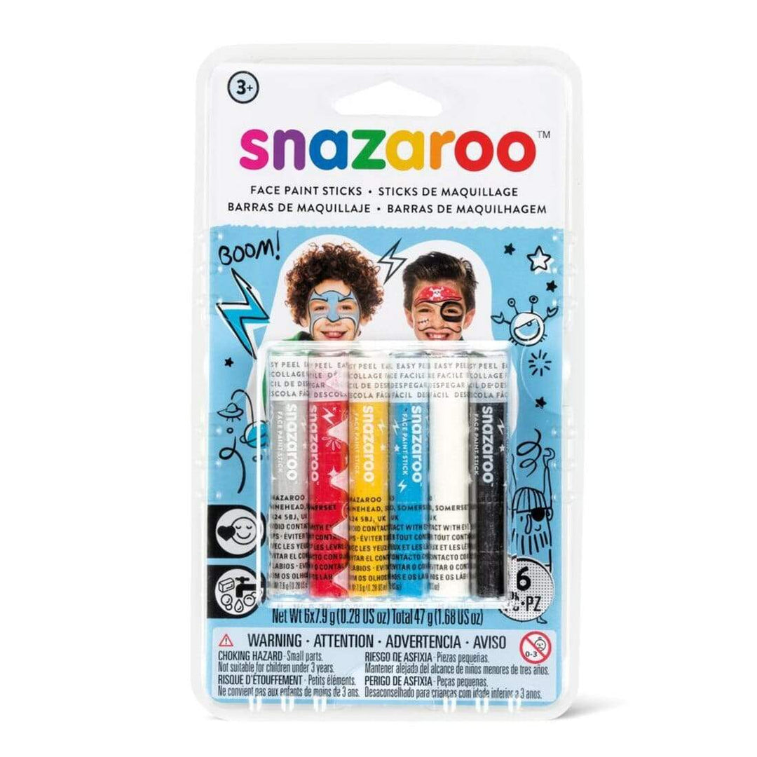 Snazaroo Face Painting Makeup Sticks Girls Boys Halloween Boys