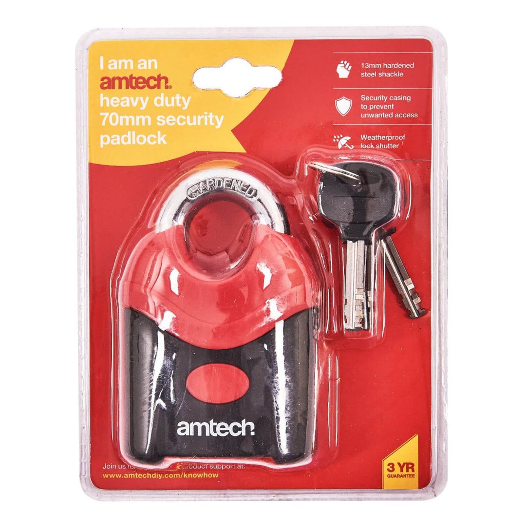 Amtech Heavy Duty 70mm Security Padlock