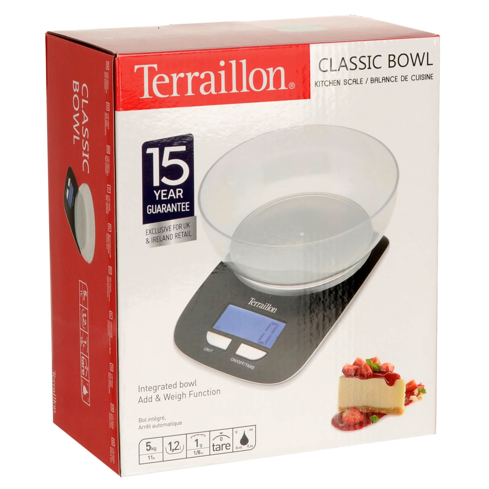 Buy Terraillon Kitchen Scales Classic Bowl Digital XS Stock XS Stock