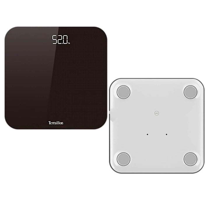 Terraillon Bathroom Scales USB Rechargeable LED Display 180kg