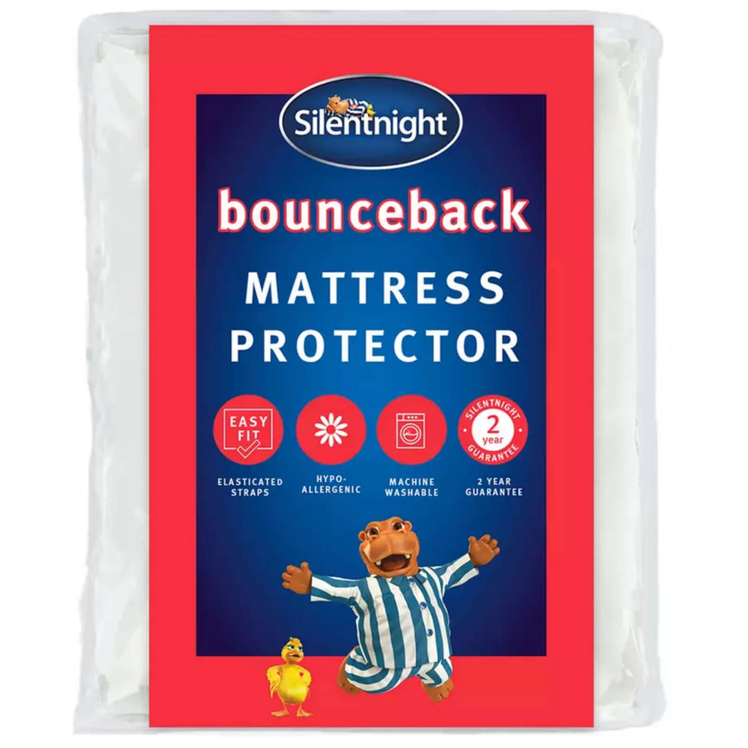 Silentnight Bounceback Mattress Protector Topper Easy Fit