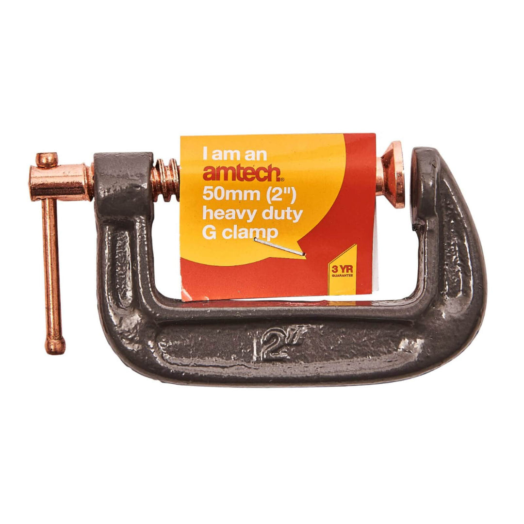 Amtech Heavy Duty G Clamp Copper Coated 2" 4"