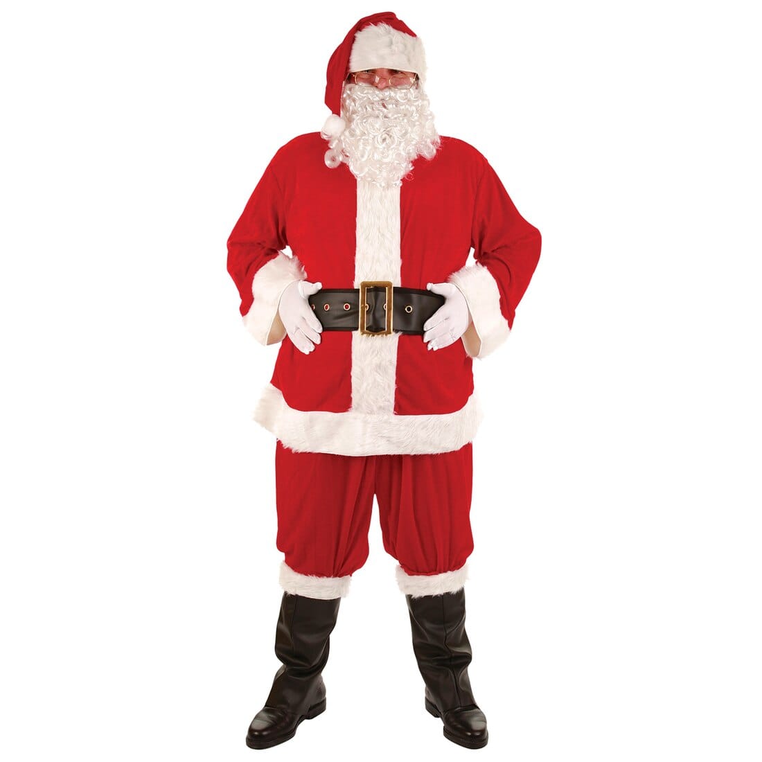 Adult Deluxe Complete Santa Claus Suit Christmas Fancy Dress Costume Wicked Costumes Limited XS Stock