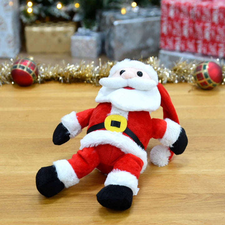 Festive Laughing Funny Santa Christmas Decoration Xmas