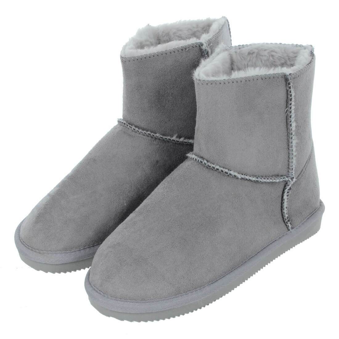 Buy Womens Slipper Boots Suede Faux Fur Online XS Stock XS Stock