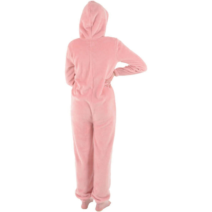 Kids All in One Pyjamas Fleece Hooded Sleep Suit Nightwear