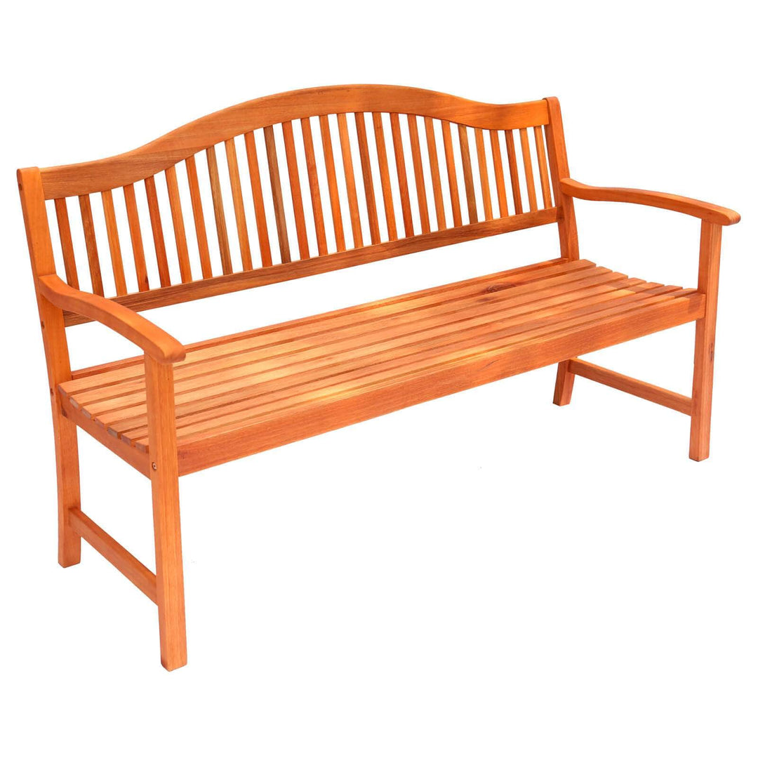 Azuma Wooden Bench 3 Seat Garden Hardwood Furniture