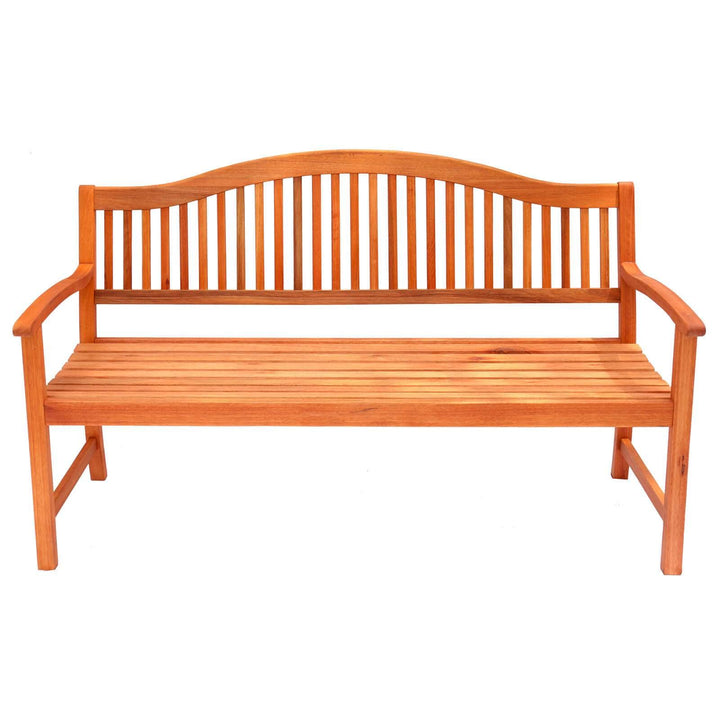 Azuma Wooden Bench 3 Seat Garden Hardwood Furniture