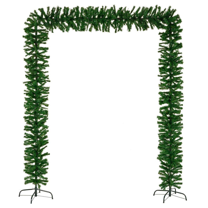 240cm Traditional Green Christmas Tree Arch 2 Sizes 240cmx220cm