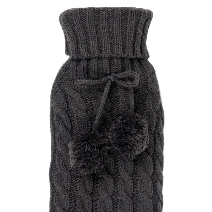 Hodge & Hodge 72cm Long Hot Water Bottle Knitted Cover 2L