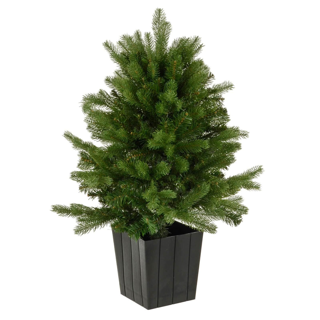 90cm Christmas Tree In Pot Green Artificial Mixed Pine