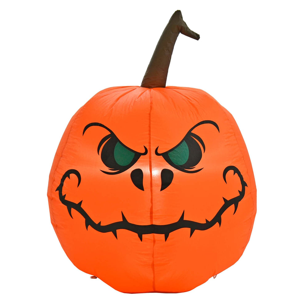 4ft Light Up Inflatable Evil Pumpkin Halloween Party Decoration