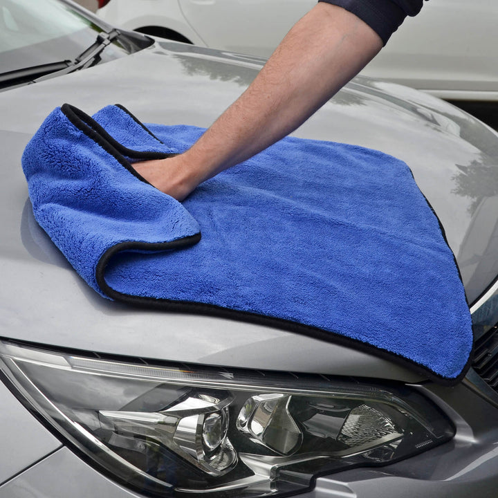 Micro-Pro Car Drying Towel Blue Microfibre Absorbent