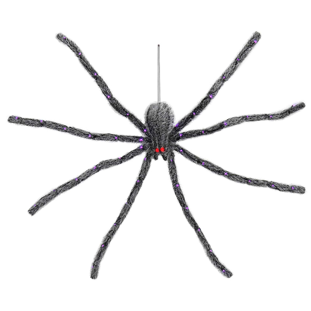 5ft LED Giant Spider Outdoor Halloween Prop Purple Red Lights