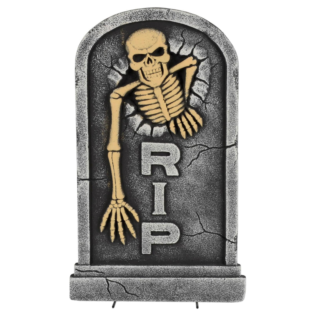 Skeleton Tombstone Halloween Party Decoration Graveyard 55cm