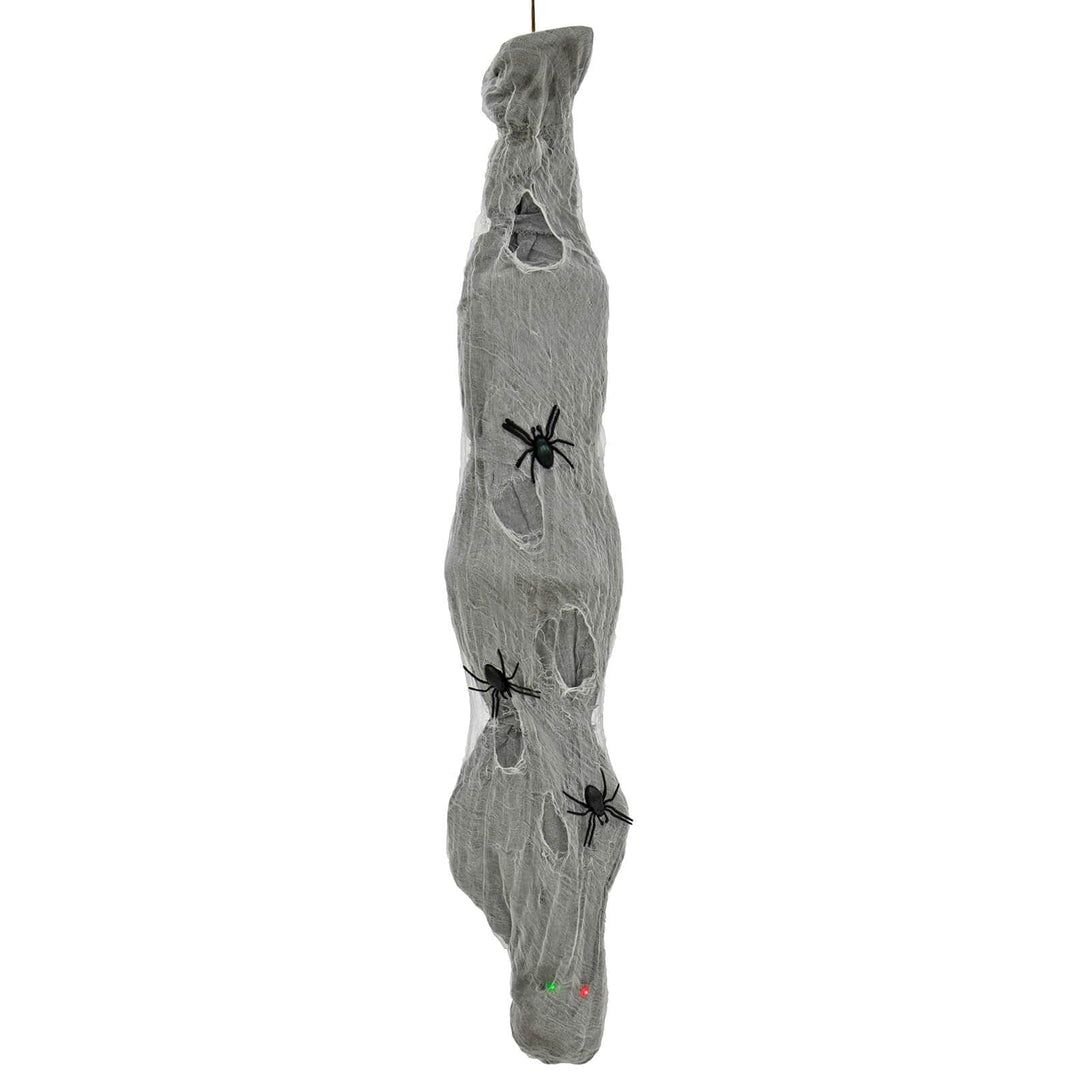 5ft Hanging Corpse Mummy Light Up Eyes Cocoon Decoration