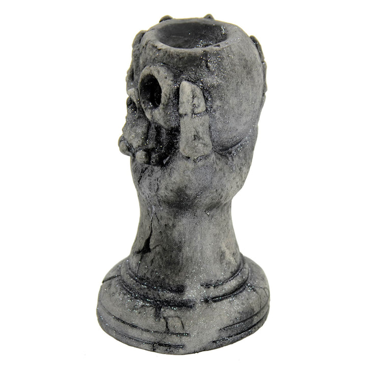 Light Up Skull Hand Candy Holder Halloween Decoration Grey 29cm