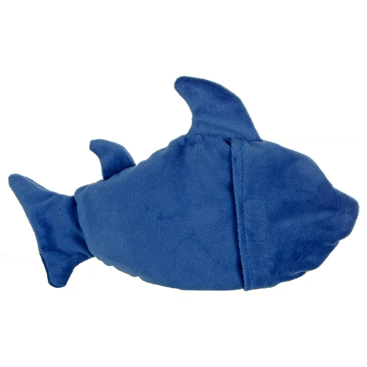 Shark Heat Pack Microwave Bedtime Blue Fleece Cover 26cm