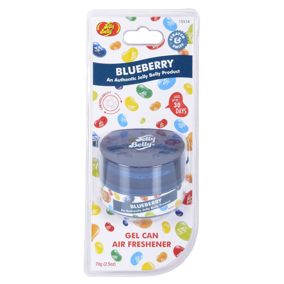 Jelly Belly Bean Fragrance Gel Can Air Freshener Car Home Blueberry