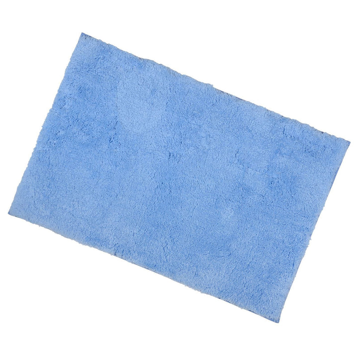 Soft Tufted Bathroom Bath Shower Mat Non-Slip Backing 12 Colours Azure / 40x60cm