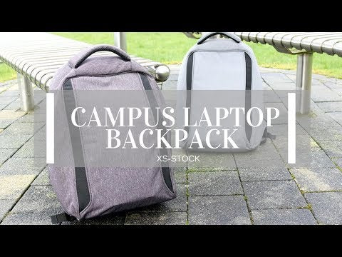 JAM Campus Grey 15 Inch Laptop Backpack College Work Bag